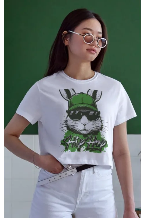 Unisex Oversize 24/1 Penye DTF Baskılı Tişört - DTF108