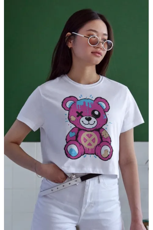 Unisex Oversize 24/1 Penye DTF Baskılı Tişört - DTF130