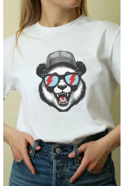 Unisex Oversize 24/1 Penye DTF Baskılı Tişört - DTF171