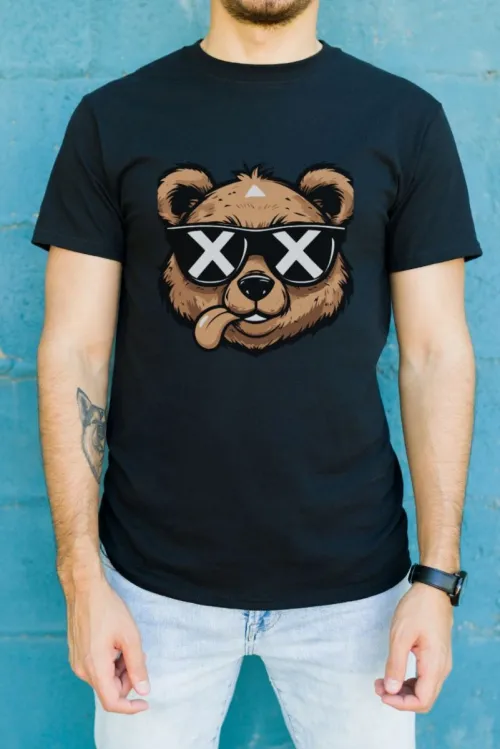 Unisex Oversize 24/1 Penye DTF Baskılı Tişört - DTF191
