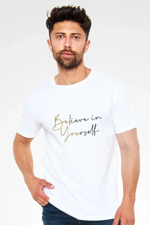 Unisex Oversize 24/1 Penye DTF Baskılı Tişört - DTF206