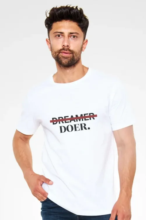 Unisex Oversize 24/1 Penye DTF Baskılı Tişört - DTF228
