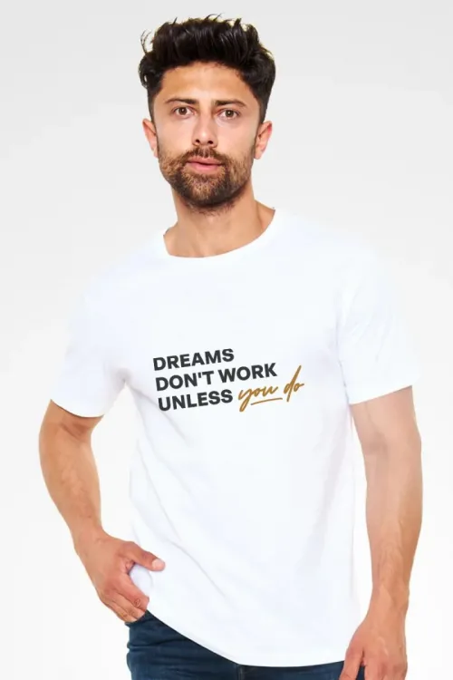 Unisex Oversize 24/1 Penye DTF Baskılı Tişört - DTF229