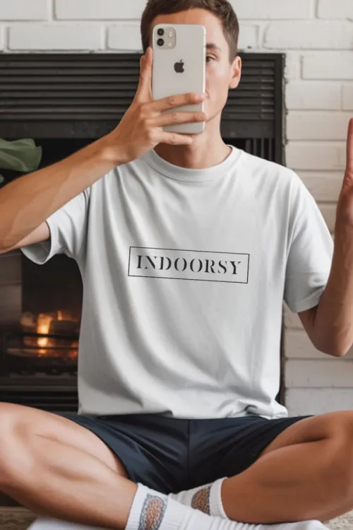 Unisex Oversize 24/1 Penye DTF Baskılı Tişört - DTF241