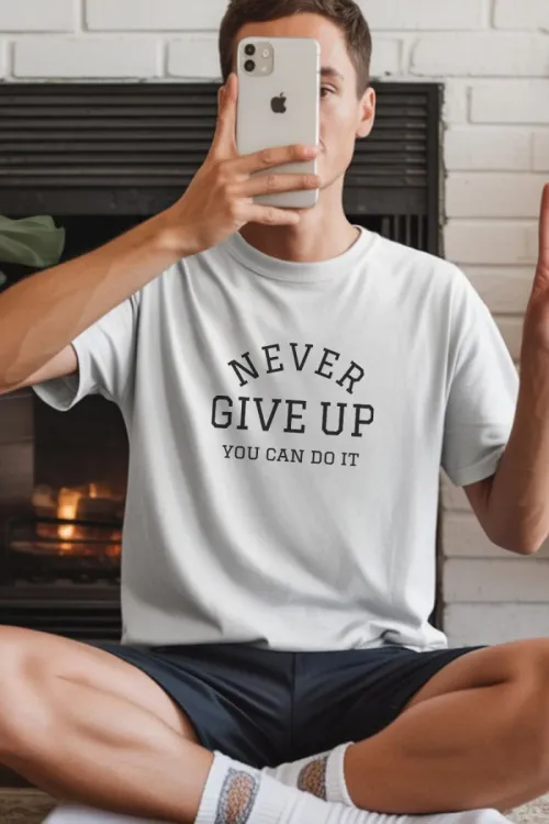 Unisex Oversize 24/1 Penye DTF Baskılı Tişört - DTF254