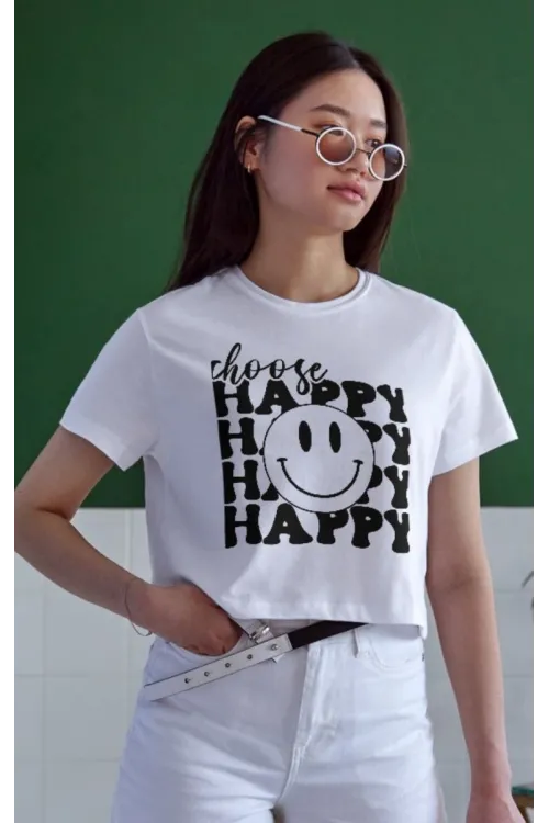 Unisex Oversize 24/1 Penye DTF Baskılı Tişört - DTF55