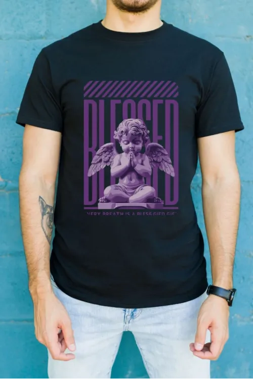 Unisex Oversize 24/1 Penye DTF Baskılı Tişört - DTF69