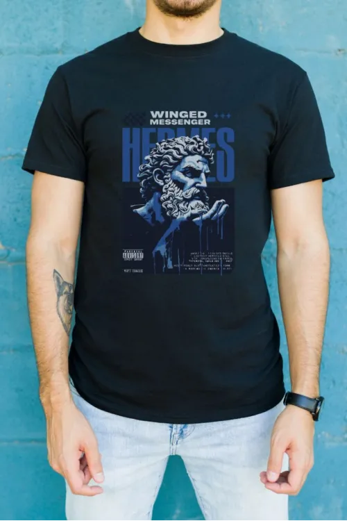Unisex Oversize 24/1 Penye DTF Baskılı Tişört - DTF76