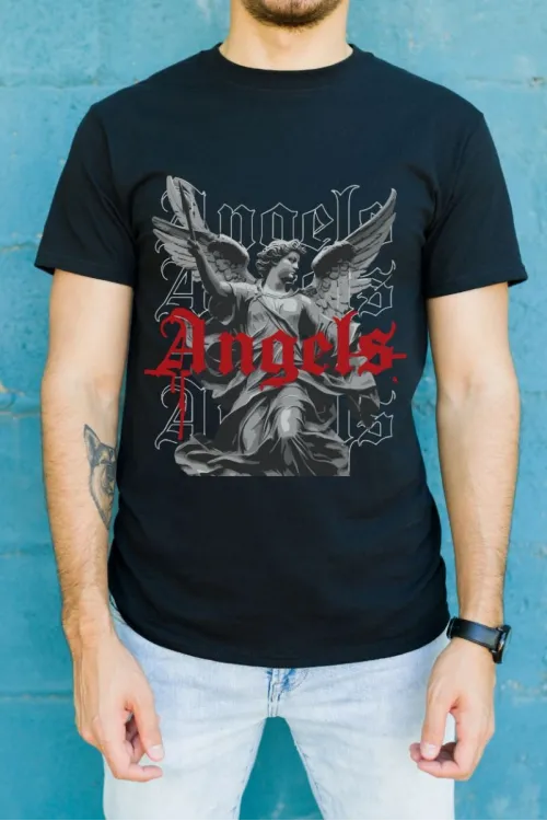 Unisex Oversize 24/1 Penye DTF Baskılı Tişört - DTF88