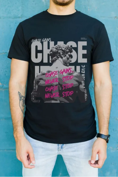 Unisex Oversize 24/1 Penye DTF Baskılı Tişört - DTF89