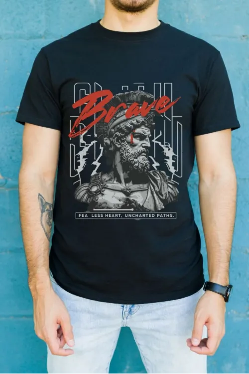 Unisex Oversize 24/1 Penye DTF Baskılı Tişört - DTF92