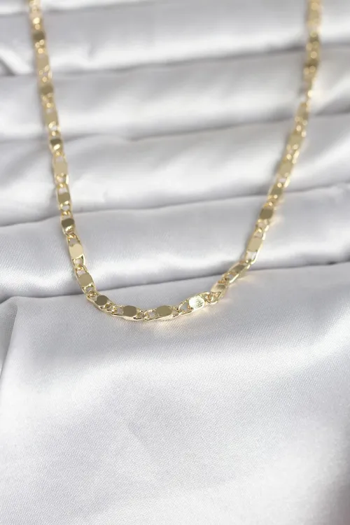 ietaks™ CM 14K Gold Renk Arpa Model 45 cm Kadın Kolye
