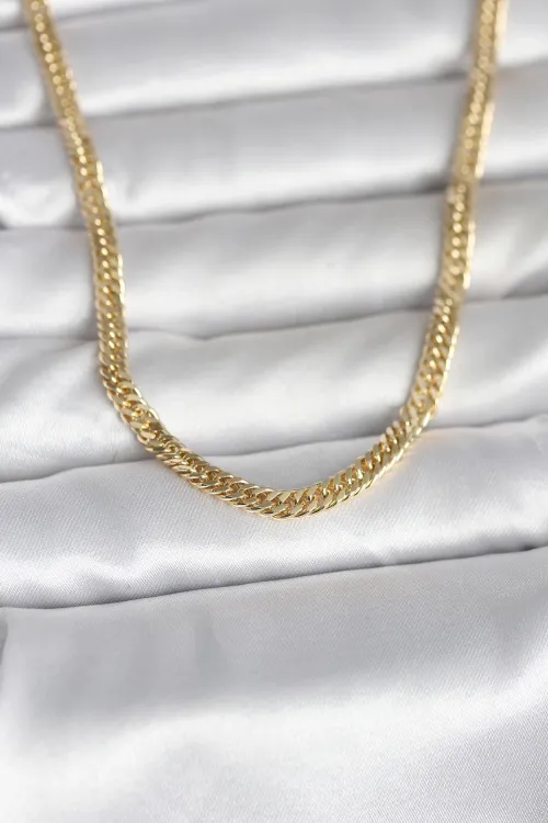ietaks™ CM 14K Gold Renk Zincir Model 45 cm Kadın Kolye