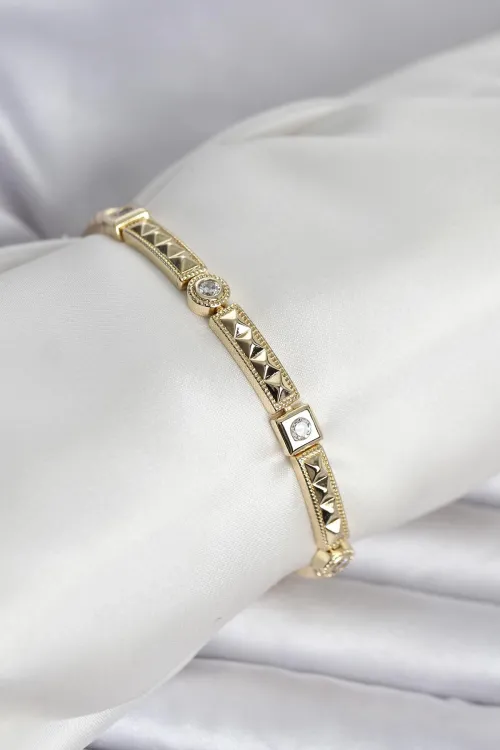 ietaks™ Xuping Punta Model Gold Renk Kadın Bileklik