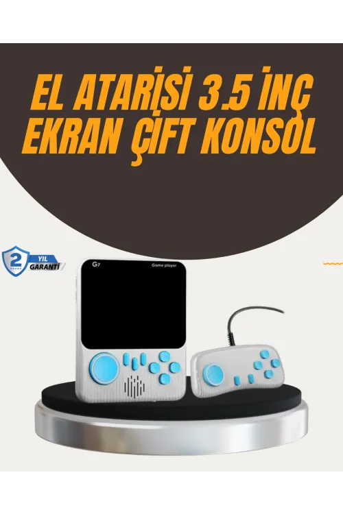 İki Kişilik Oyun Deneyimi Sunan Taşınabilir Retro Konsol