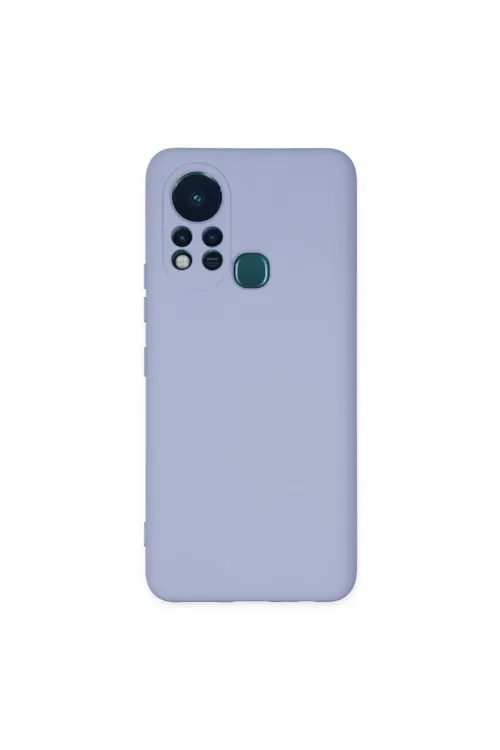 İnfinix Hot 11s Kılıf Nano İçi Kadife Silikon - Lila