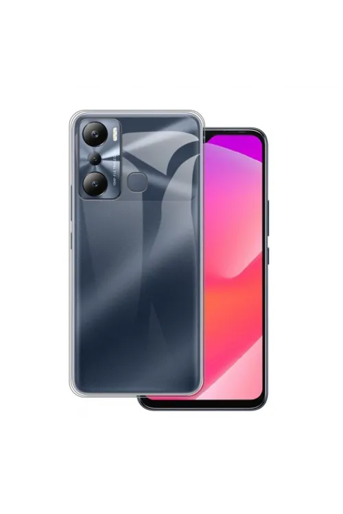 İnfinix Hot 20i Kılıf Lüx Şeffaf Silikon
