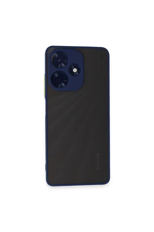 İnfinix Hot 30 4g Kılıf Montreal Silikon Kapak - Lacivert