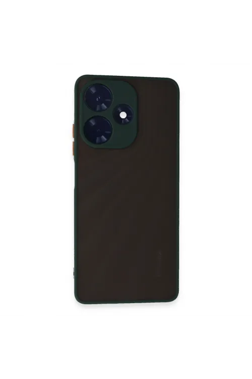İnfinix Hot 30 4g Kılıf Montreal Silikon Kapak - Yeşil