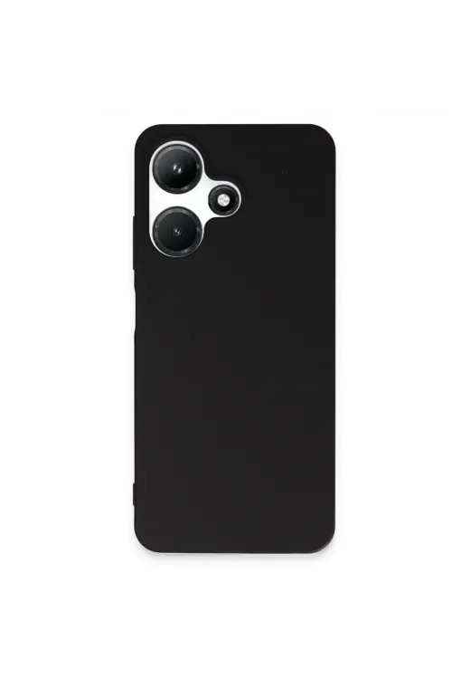 İnfinix Hot 30i Kılıf First Silikon - Siyah
