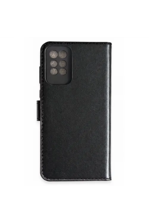 İnfinix Note 10 Pro Kılıf Trend S Plus Kapaklı Kılıf - Siyah