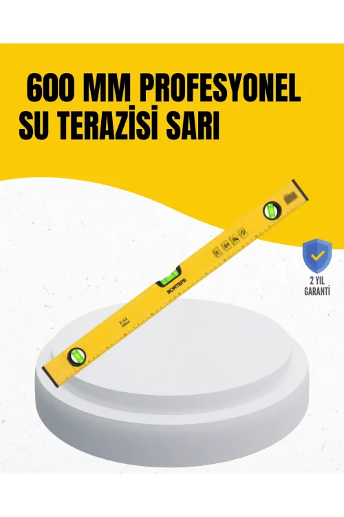 İnşaat Ve Ev Kullanımı İçin 600 Mm Su Terazisi