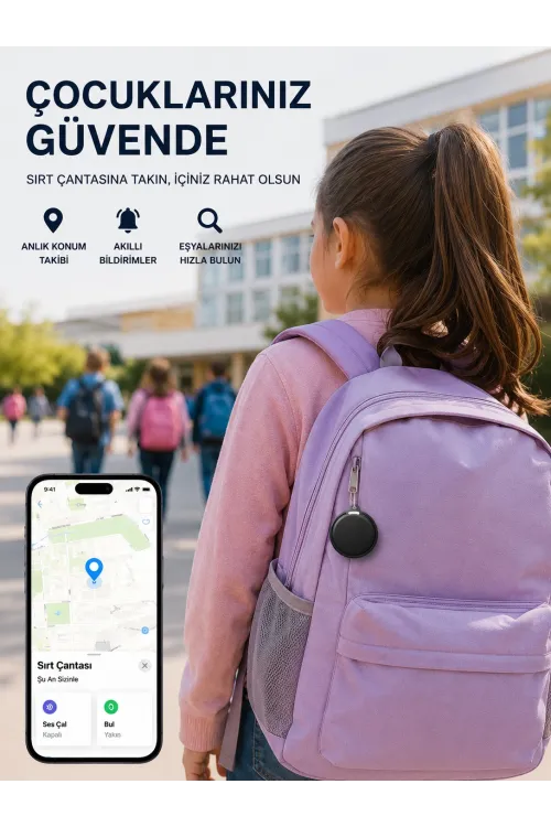 İos Ve Android Destekli Airtag Konum Takip Ve Eşya Bulucu