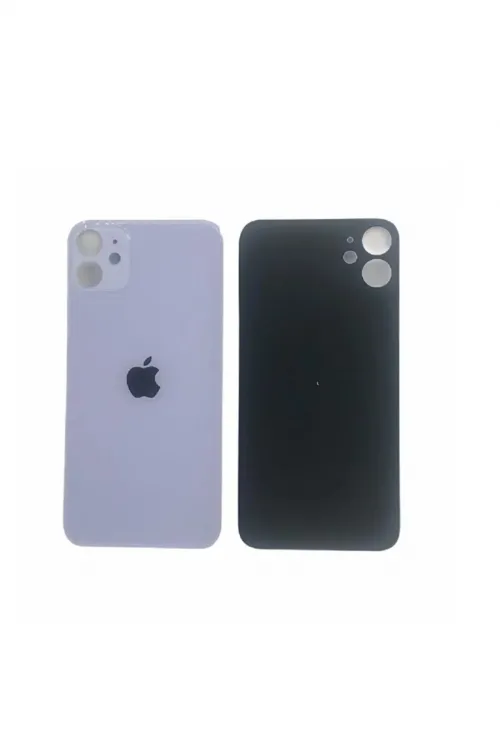 iPhone 11 Arka Pil - Batarya Kapağı (Mor)
