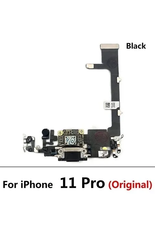 Iphone 11 Pro Full Şarj Soketi (ORJ) Siyah