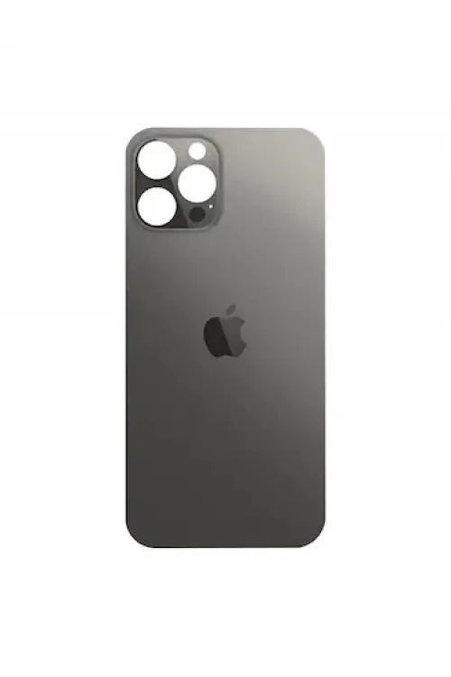iPhone 12 Pro Arka Pil Kapağı (Cam) Siyah