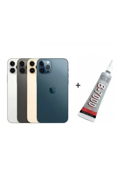 iPhone 12 PRO MAX Arka Batarya Pil Kapağı ALTIN (B