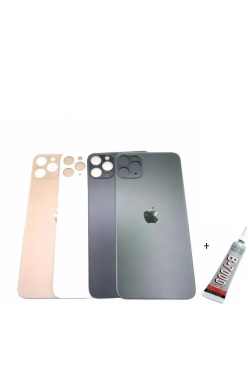 iPhone 13 PRO Arka Batarya Pil Kapağı GÜMÜŞ (B7000