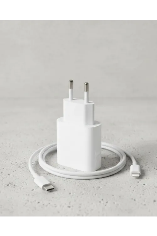 İphone 14 13 12 11 Xr Xs Max 20w Lightning Şarj Adaptörü Kablo Dahil