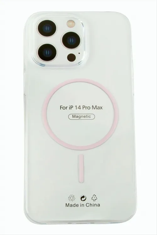 iPhone 14 Pro Max Şeffaf Silikon Kılıf