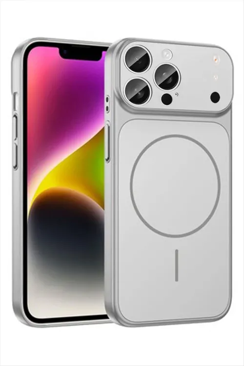 İphone 14 Pro Uyumlu 17 Pro Max Görünümlü Magsaff Kapak Kılıf