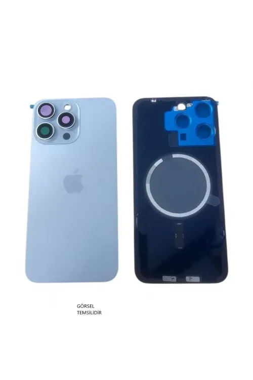 iPhone 15 PRO MAX Arka Pil Kapağı FULL NFC li Lens