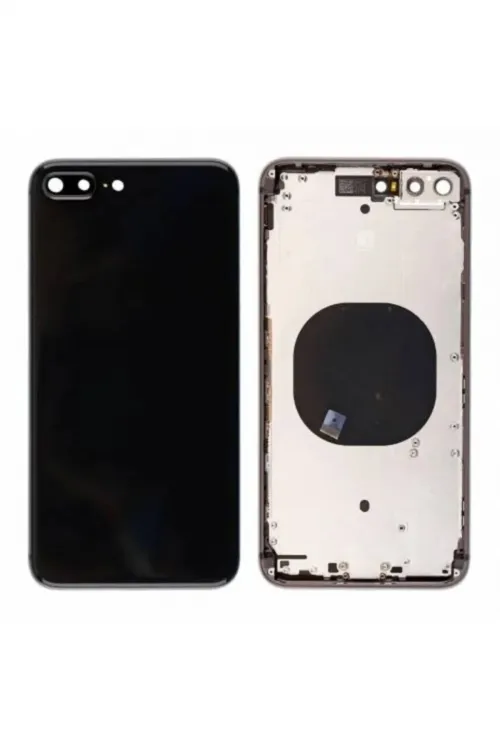 iPhone 8 Plus BOŞ Kasa Kapak (Siyah)