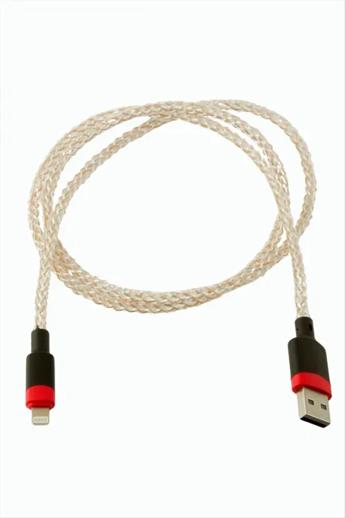 Işıklı İphone USB Data Şarj Kablosu