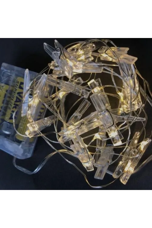 Işıklı Mandallı Fotoğraf Albümü 5m - 30 Led