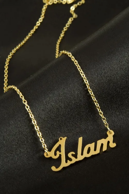 İslam İsimli Kolye (Kişiye Özel)