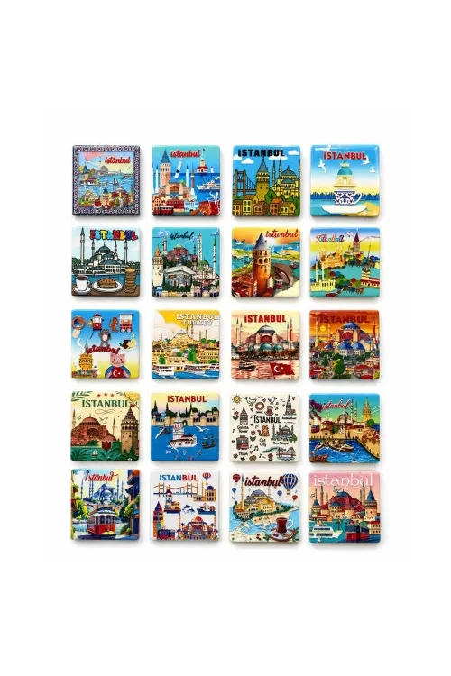 İstanbul Temalı Buzdolapı Süsü Magnet