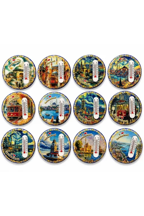İstanbul Temalı Buzdolapı Süsü Magnet IEG5405