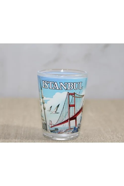 İstanbul Temalı Cam Shot Bardak IEG4357