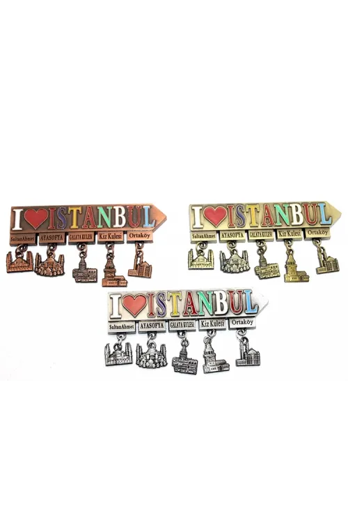İstanbul Temalı Metal Magnet IEG3343