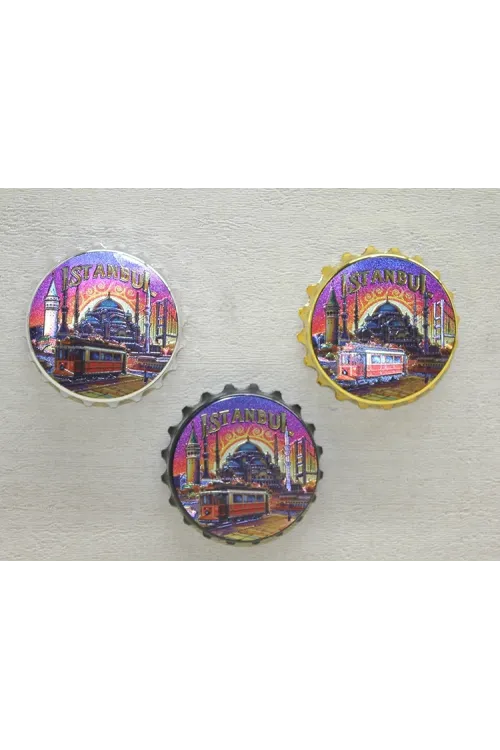 İstanbul Temalı Metal Magnet IEG4340