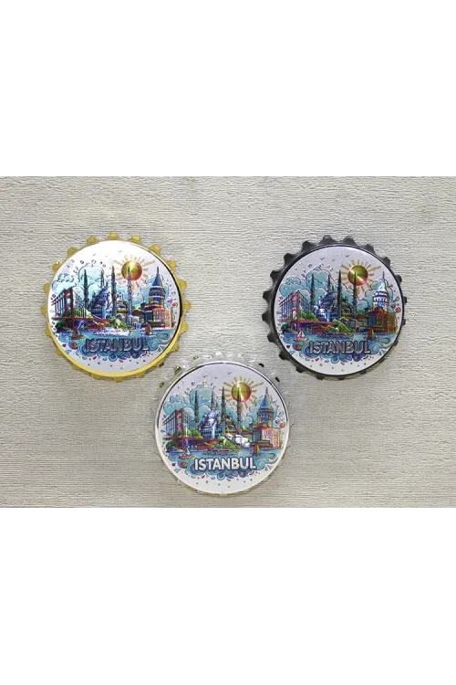 İstanbul Temalı Metal Magnet IEG4341