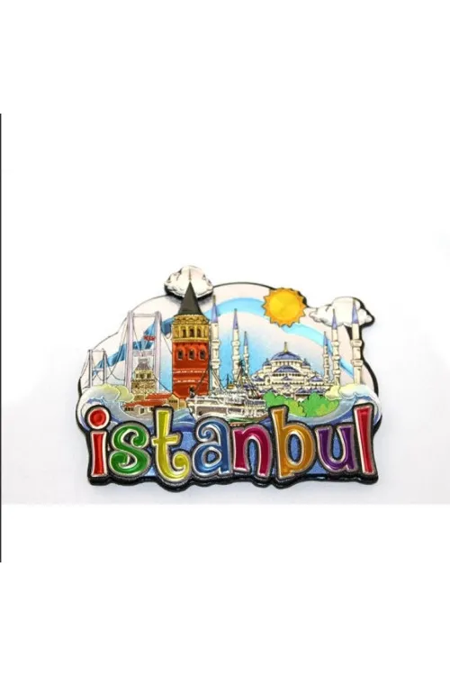 İstanbul Temalı Silikon Buzdolapı Süsü Magnet