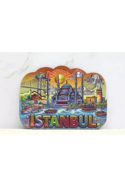 İstanbul Temalı Silikon Buzdolapı Süsü Magnet