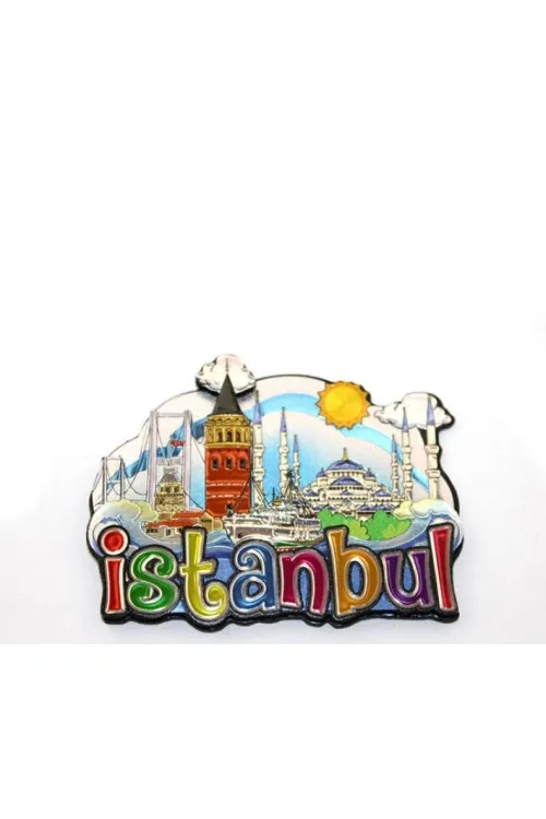 İstanbul Temalı Silikon Buzdolapı Süsü Magnet