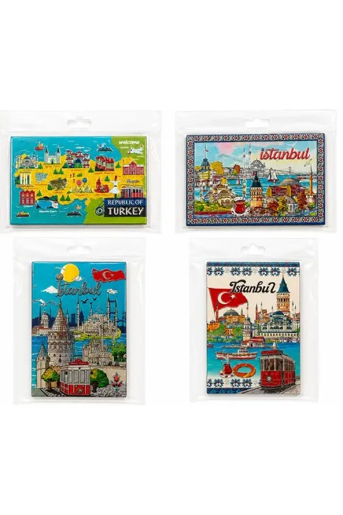 İstanbul Temalı Silikon Buzdolapı Süsü Magnet